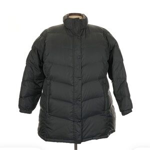 3X LL Bean Down Filled Women's Black Snow  Jacket VGUC